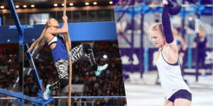 Thuri Erla Helgadottir rope climb kettlebell swings