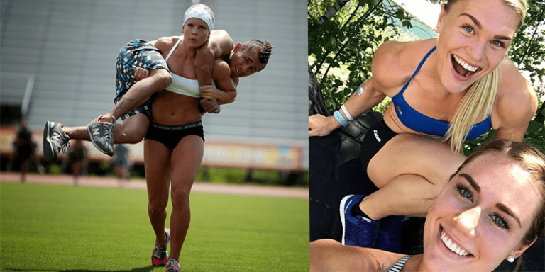 Crossfit females katrin davidsdottir and brooke wells