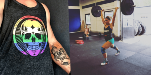 northern spirit crossfit skull t shirt