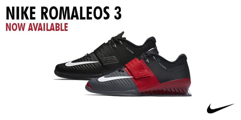 Nike Romaleos 3 Red and Black