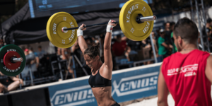Crossfit woman athlete