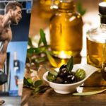 athlete and olive oil