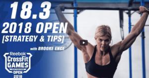 Brooke Ence Crossfit Open WOD 18.3