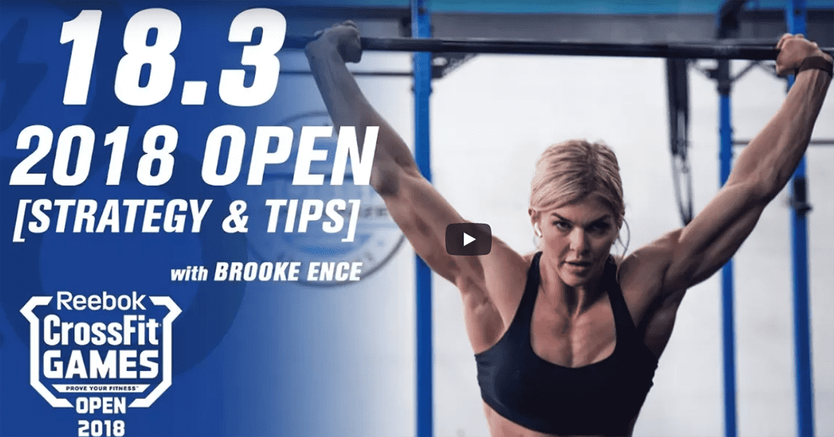 Brooke Ence Crossfit Open WOD 18.3