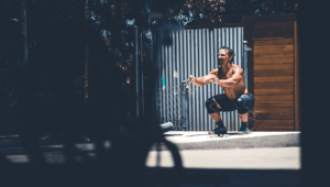 josh bridges air squat wod