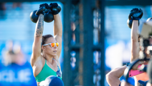 shoulder exercises like the kettlebell press are great for building strength drop sets
