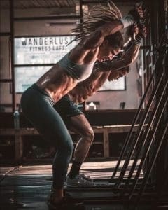 tammi and ant crossfit training