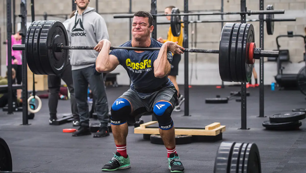 Squat Clean CrossFit Athlete