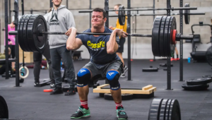 Squat Clean CrossFit Athlete