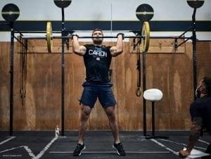 barbell overhead 2020 crossfit games
