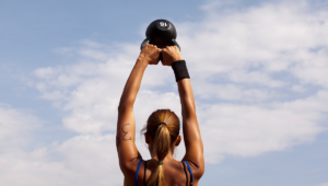 single kettlebell and dumbbell training