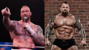hafthor bjornsson and Eddie Hall