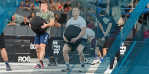 Sandbag WODs at CrossFit Regionals