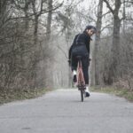 rider improves her cycling though training