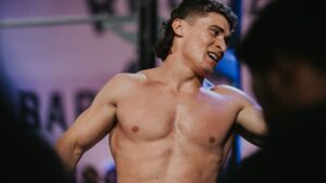 justin medeiros after workout