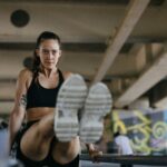 athlete performs hardest core and abs exercises