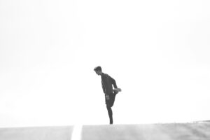Man Stretching