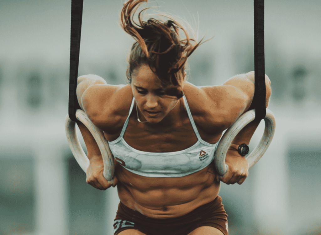 Muscle up on rings