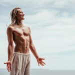 Man on beach