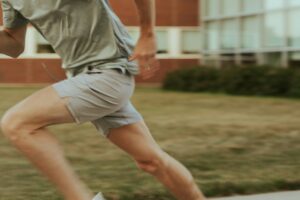 Man sprinting