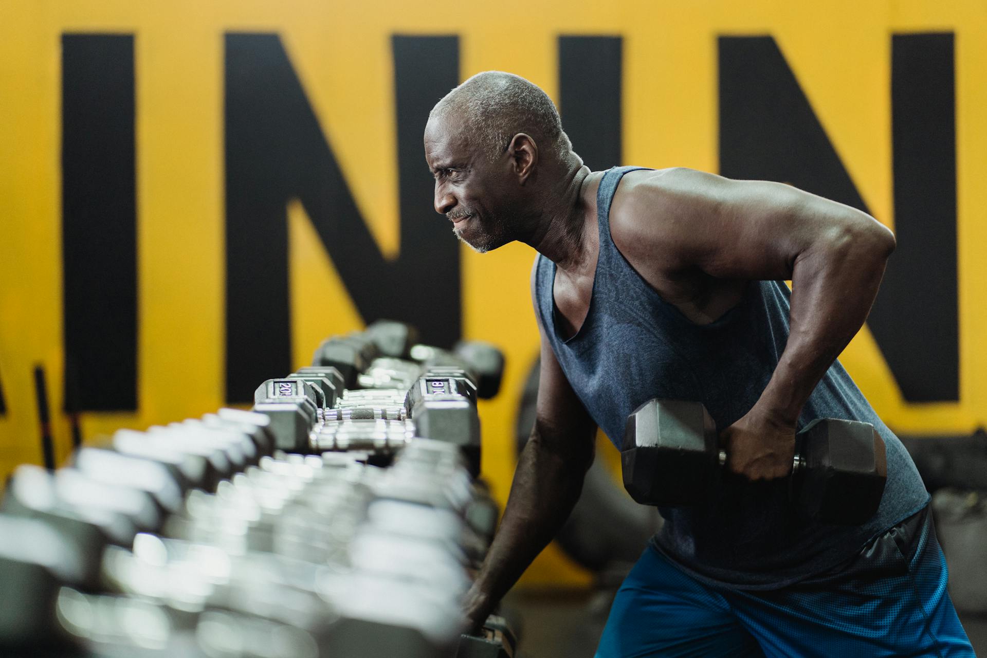 Man working out