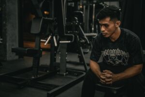 Man in gym