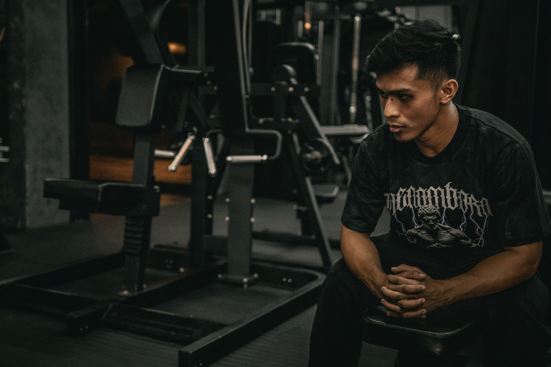 Man in gym