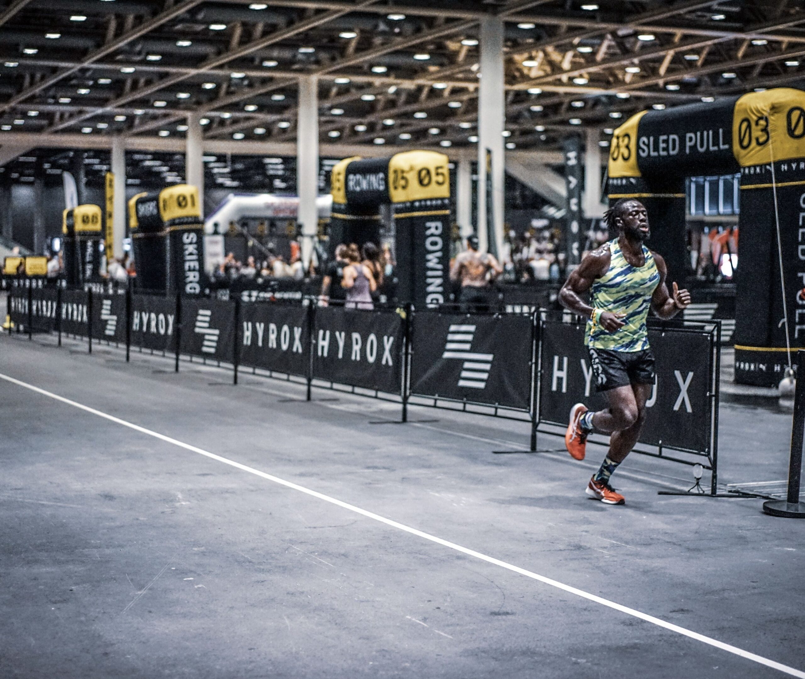 Running Sections in HYROX